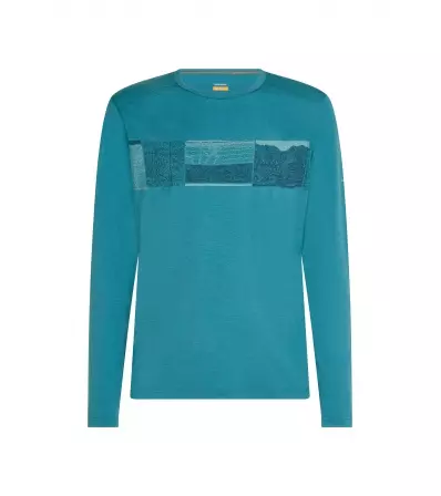 Блуза Icebreaker M's Merino 200 Oasis LS Crewe Thermal Top Elevation Line