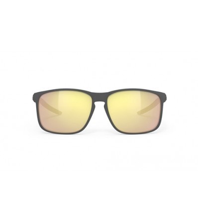 Слънчеви Oчила Rudy Overlap Multilaser Gold Charcoal