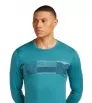 Блуза Icebreaker M's Merino 200 Oasis LS Crewe Thermal Top Elevation Line